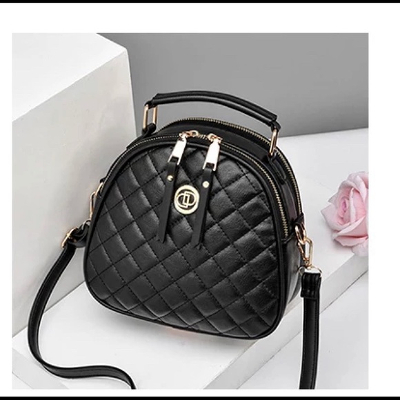 Handbags - SOFT BLACK PU LEATHER SHOULDER BAG